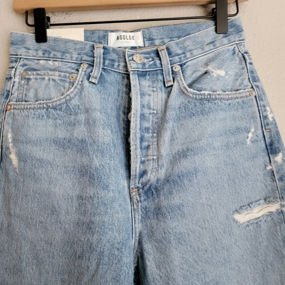 Agolde 90s Mid Rise Loose Fit Jean in Fall Out size 23 NWT